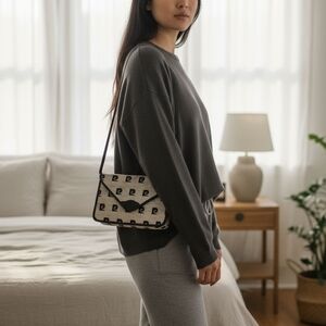 Stylish Black and White Women's Bag